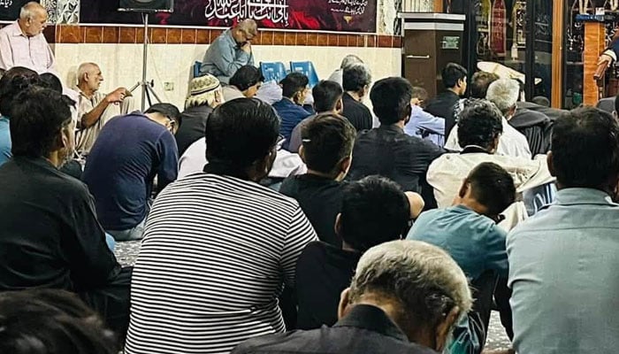 امام بارگاہ آل عباء میں خمسہ مجالس