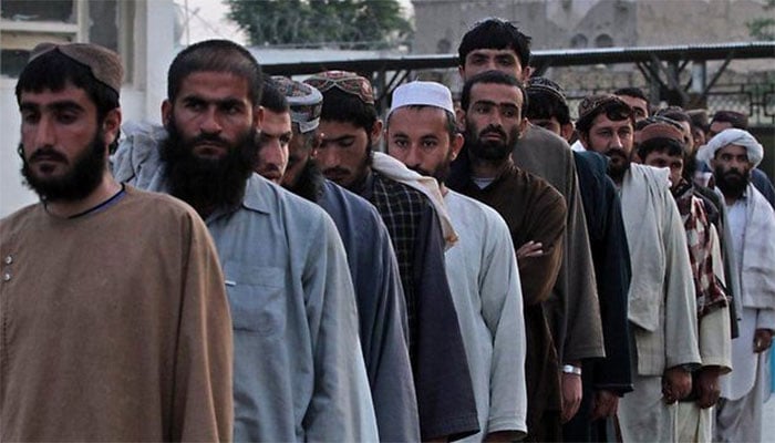 غیر قانونی مقیم خواتین و بچوں سمیت   43 افغان باشندے زیرِحراست