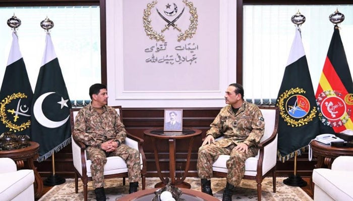 جنرل سید عامر نے کمانڈر نیشنل اسٹریٹجک کمانڈ کا منصب سنبھال لیا، فیلڈ مارشل سے بھی ملاقات