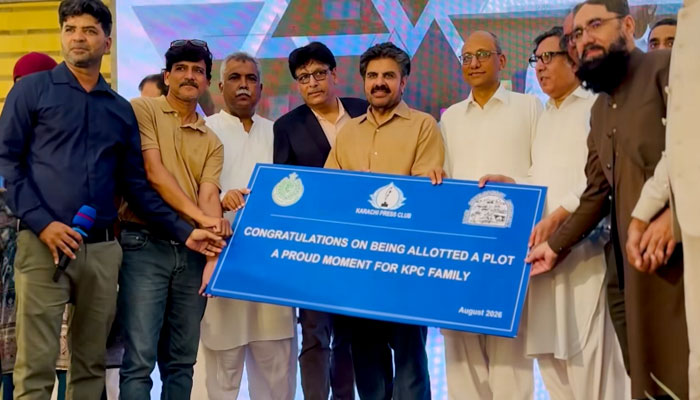 کراچی پریس کلب کے نئے اراکین کیلئے ہاکس بے پلاٹس کی قرعہ اندازی