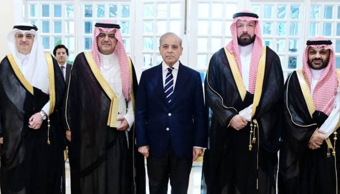 وزیراعظم سے سعودی وفد کی ملاقات، مختلف شعبوں میں سرمایہ کاری میں اظہار دلچسپی