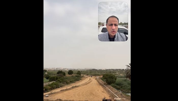 ڈرگ روڈ سے پہلوان گوٹھ تک نئی شارٹ کٹ سڑک کی تعمیر شروع