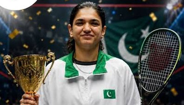 بولنے اور سننے کی صلاحیت سے محروم اسکواش پلیئر ثناء توجہ کا مرکز