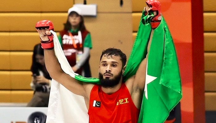 ایشین گیمز، عاصم خان نے پاکستان کو میڈل ٹیبل پر پہنچا دیا، مکس مارشل آرٹس میں کانسی کا تمغہ