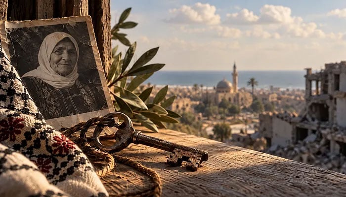 غزہ میں 76 سالہ دادی کی زندگی، گھر کی چابی سب سے قیمتی اثاثہ بن گئی