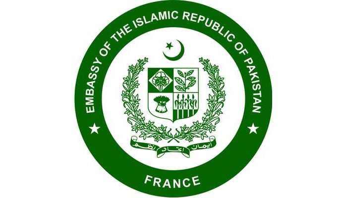 فرانس میں پاکستانی سفارت خانہ 25 اور 26 ستمبر کو بند رہے گا