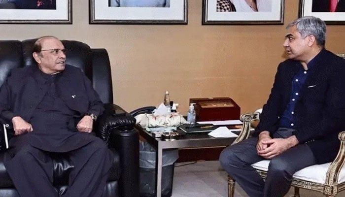 صدر زرداری سے محسن نقوی کی ملاقات، مجموعی صورتحال پر تبادلہ خیال