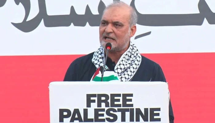 دفاعی معاہدے کا مقصد فلسطین کا تحفظ ہونا چاہیے، غزہ مارچ سے خطاب