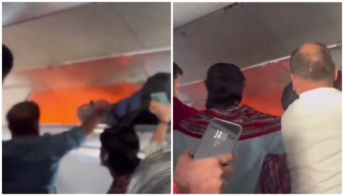 پاور بینک سے بھارتی پرواز میں آگ حیدرآباد دکن میں ہنگامی لینڈنگ