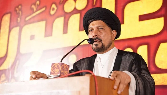 ایم ڈبلیو ایم کے تحت یمنی عوام سے اظہارِ یکجہتی کیلئے مظاہرہ، علامہ باقر زیدی کا خطاب