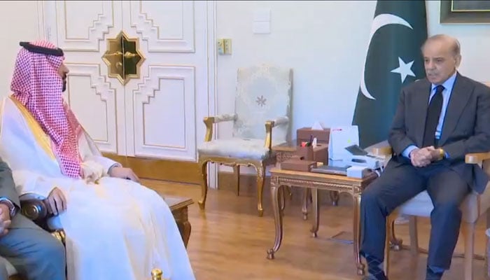 سعودی عرب کی خودمختاری، سلامتی اور علاقائی سالمیت کے تحفظ کیلئے ان کے شانہ بشانہ کھڑے ہیں، شہباز شریف