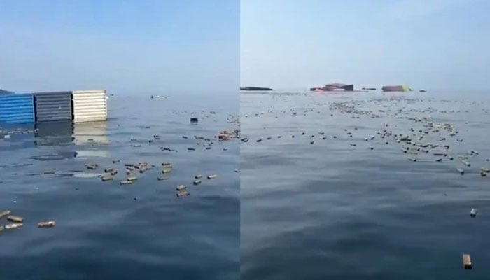 ہرمز میں ڈوبتے بحری جہاز سے ایرانی ماہی گیروں کو آئی فون و فرانسیسی پرفیوم مل گئے