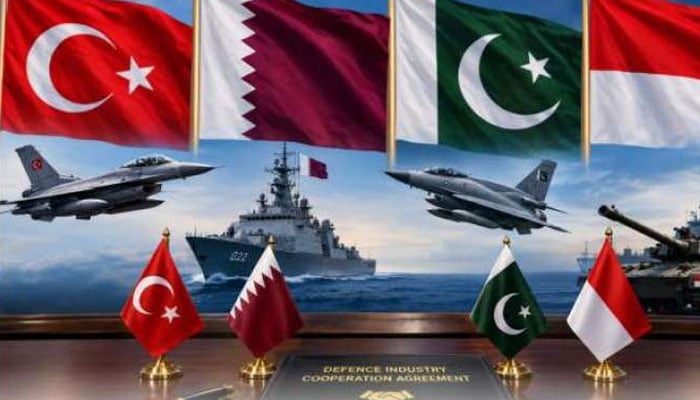 پاکستان، ترکیہ، قطر اور انڈونیشیا دفاعی صنعتی تعاون کے معاہدے پر آج دستخط کرینگے