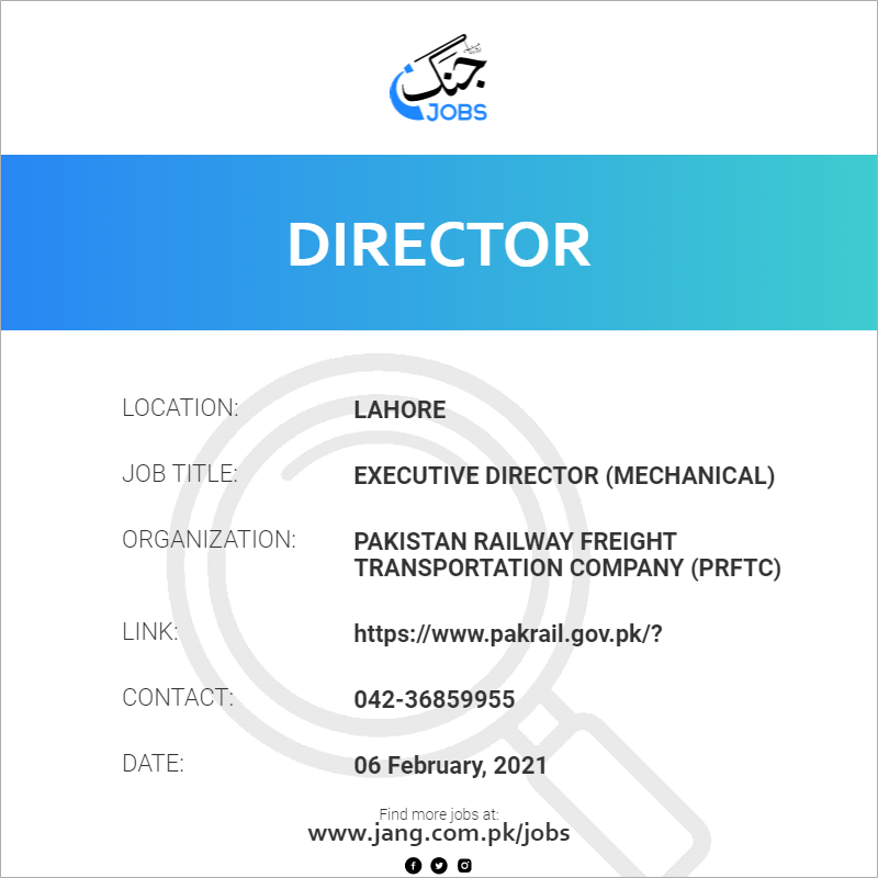 Executive Director (Mechanical)