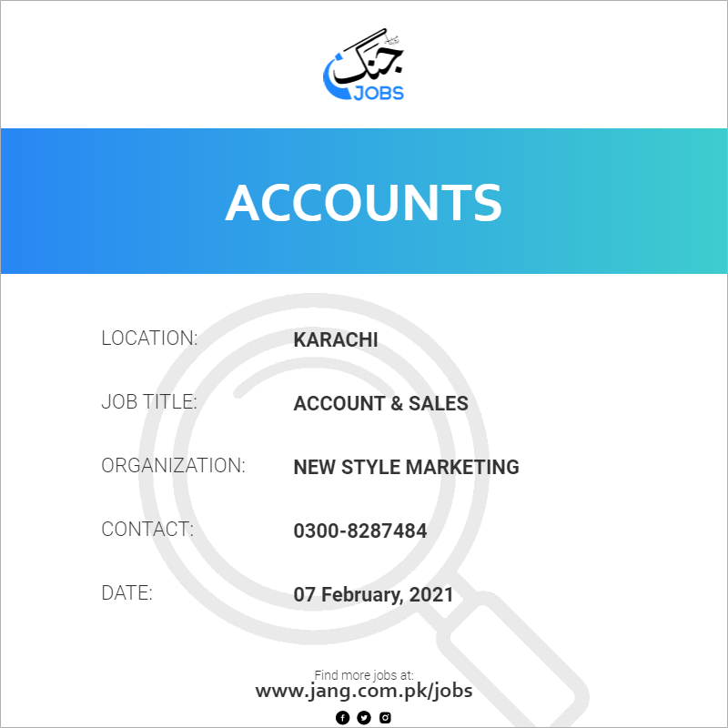 Account & Sales
