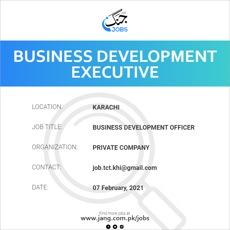 Business Development Officer