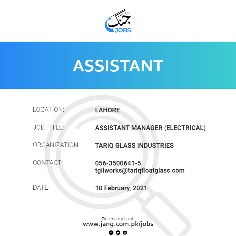 Assistant Manager (Electrical)