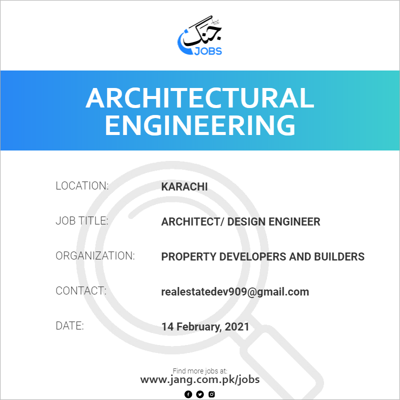 Architect/ Design Engineer
