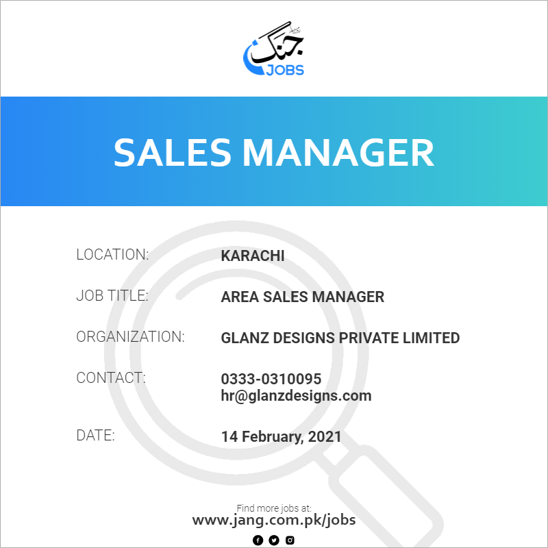 Area Sales Manager