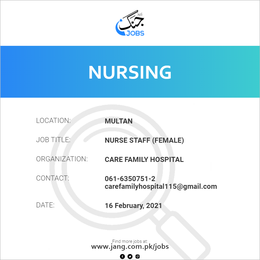 Nurse Staff (Female)
