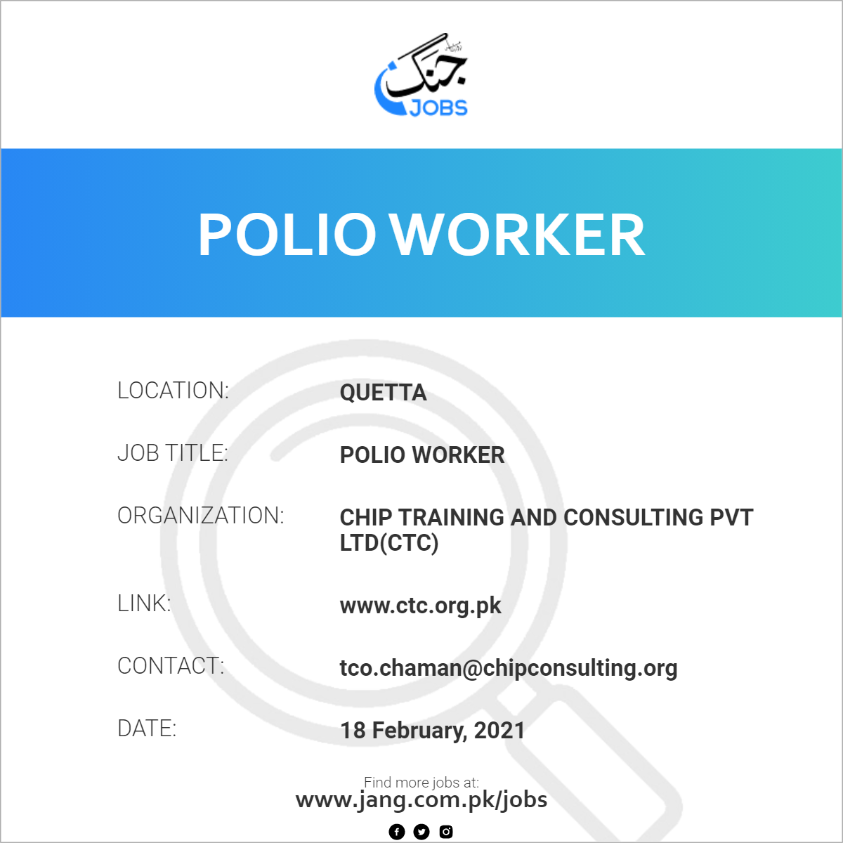 Polio Worker