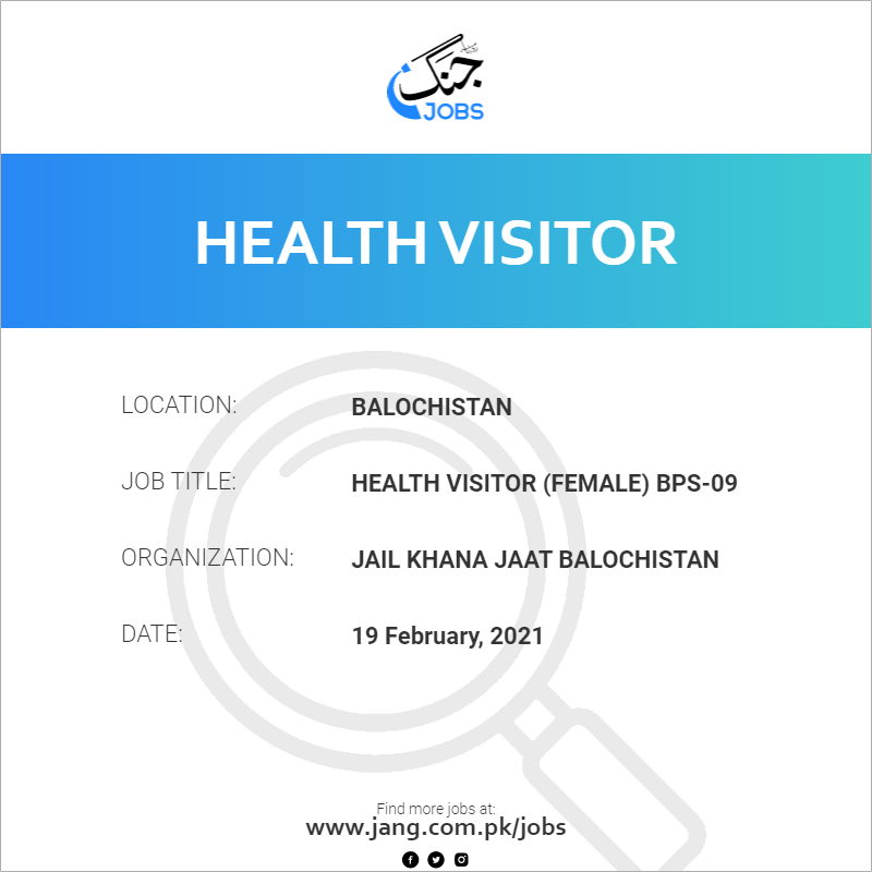 Health Visitor (Female) BPS-09