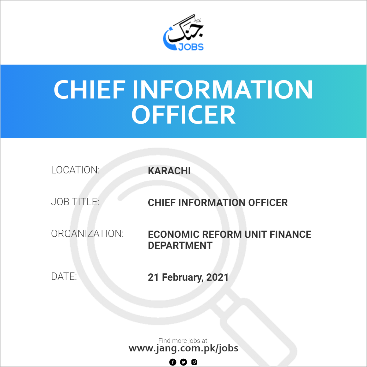 Chief Information Officer 