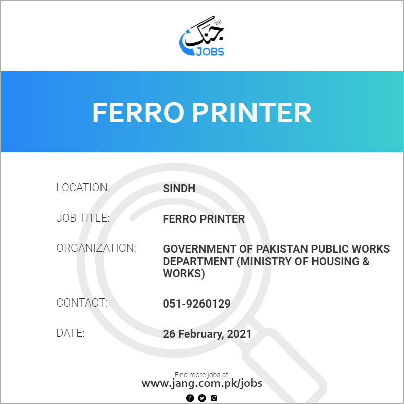 Ferro Printer 