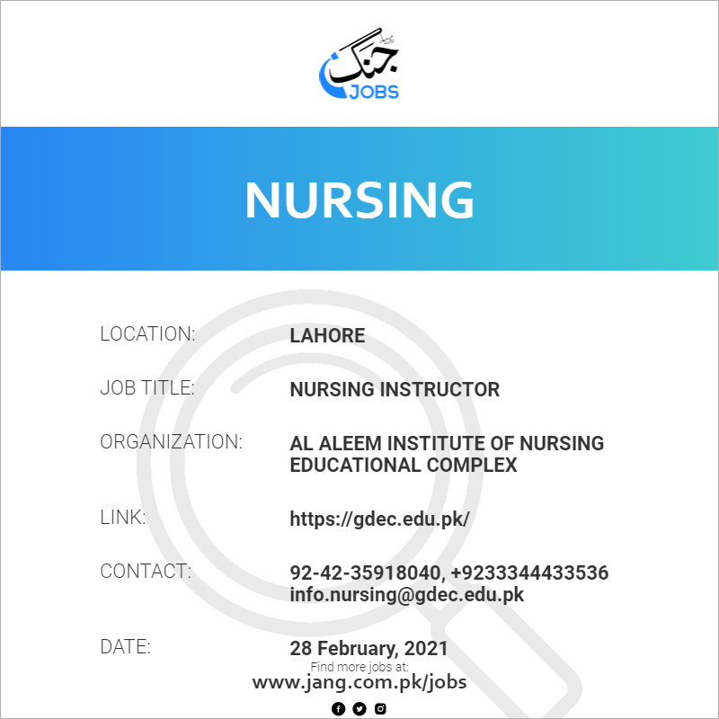 Nursing Instructor