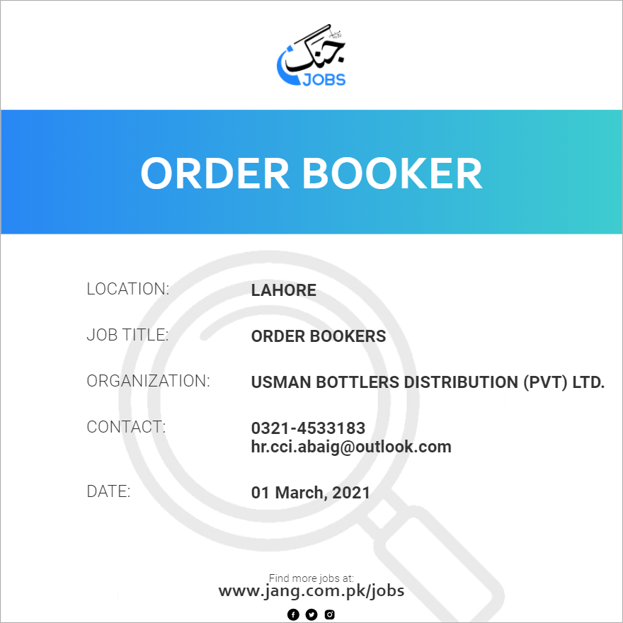 Order Bookers