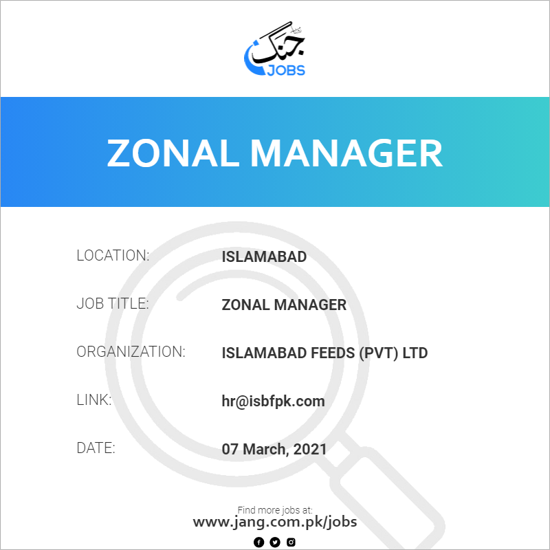 Zonal Manager
