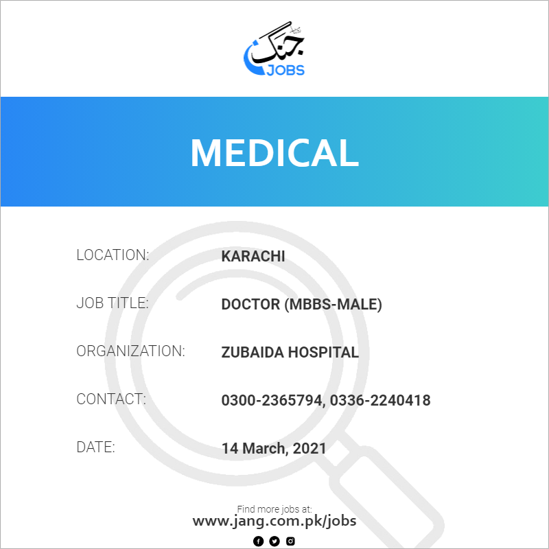 Doctor (MBBS-Male)