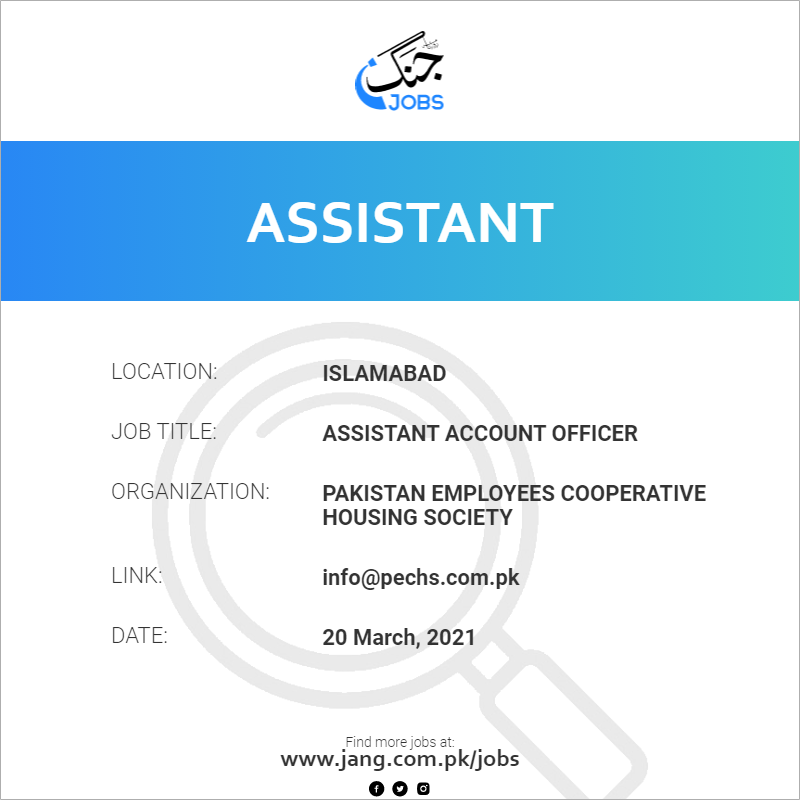 Assistant Account Officer