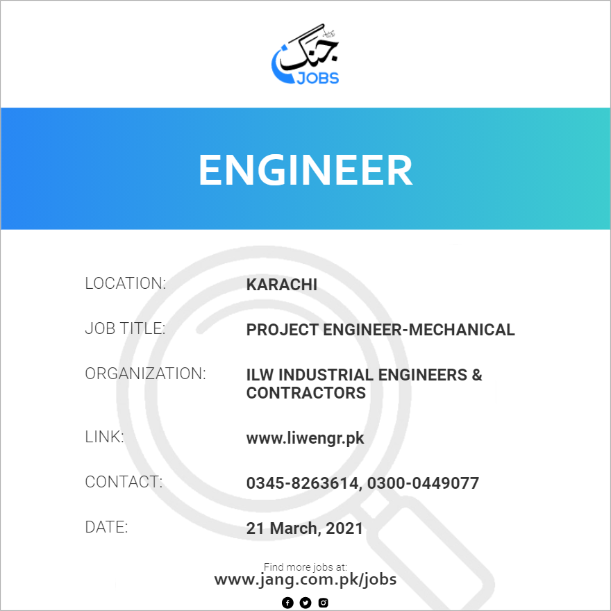 Project Engineer-Mechanical