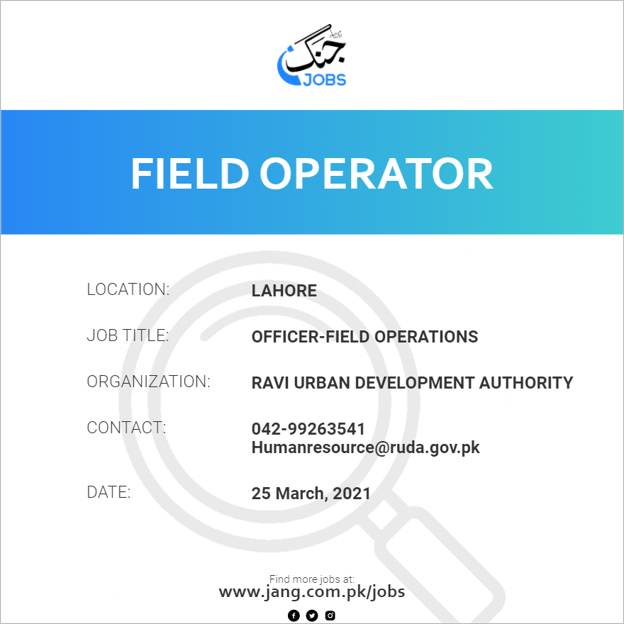 Officer-Field Operations