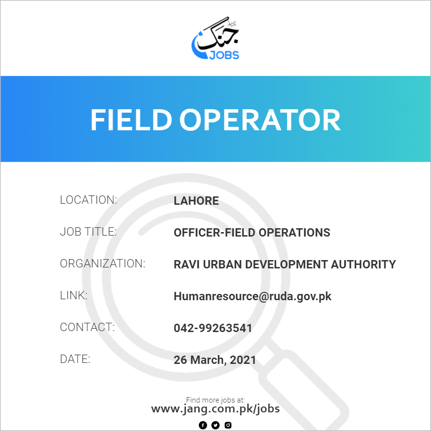 Officer-Field Operations