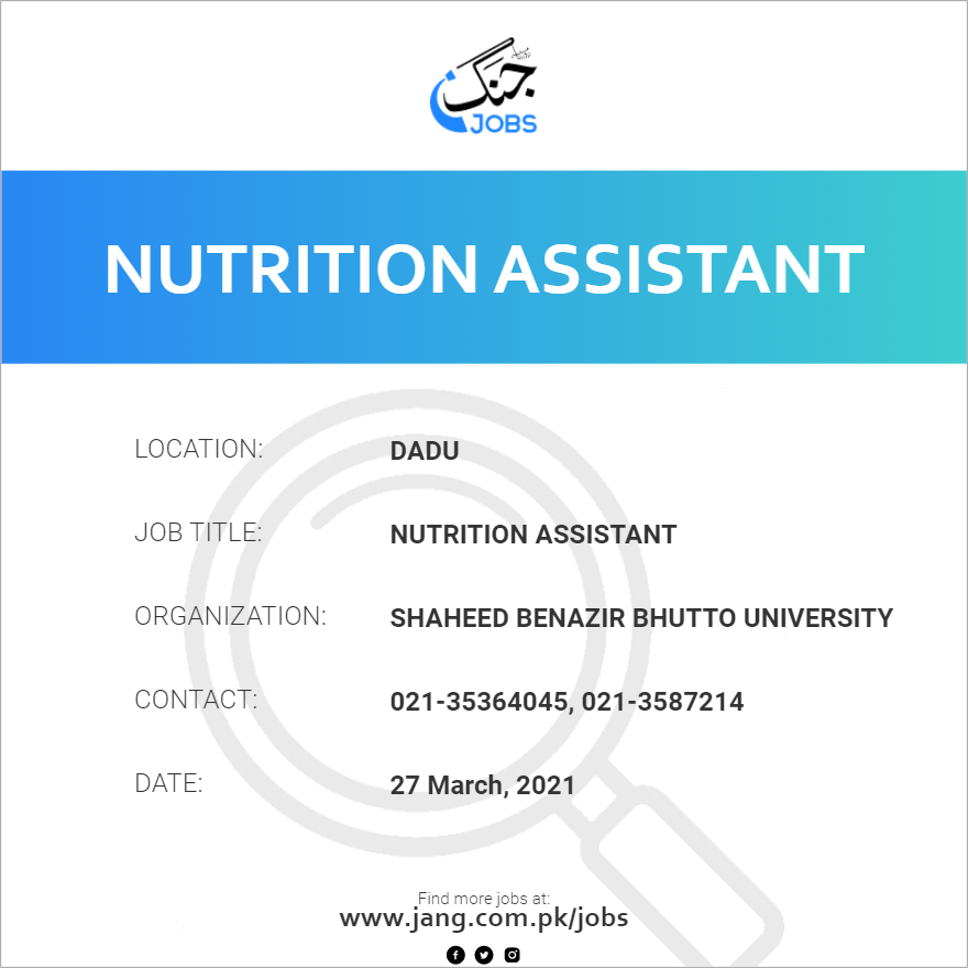 Nutrition Assistant