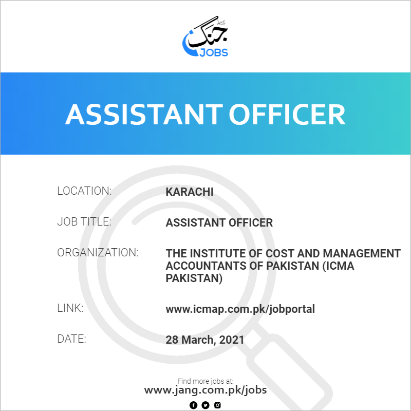Assistant Officer