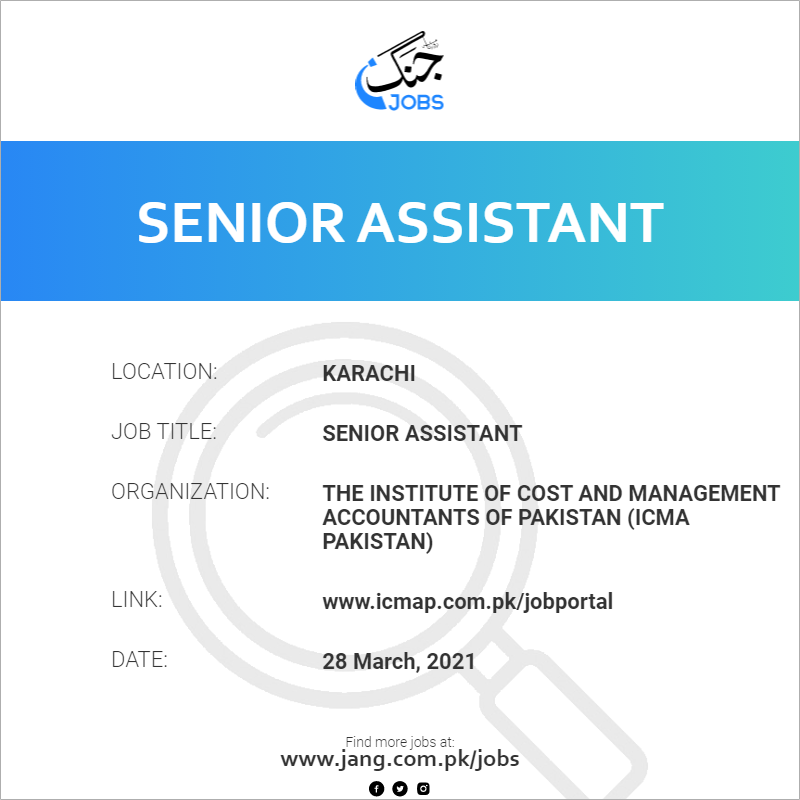 Senior Assistant