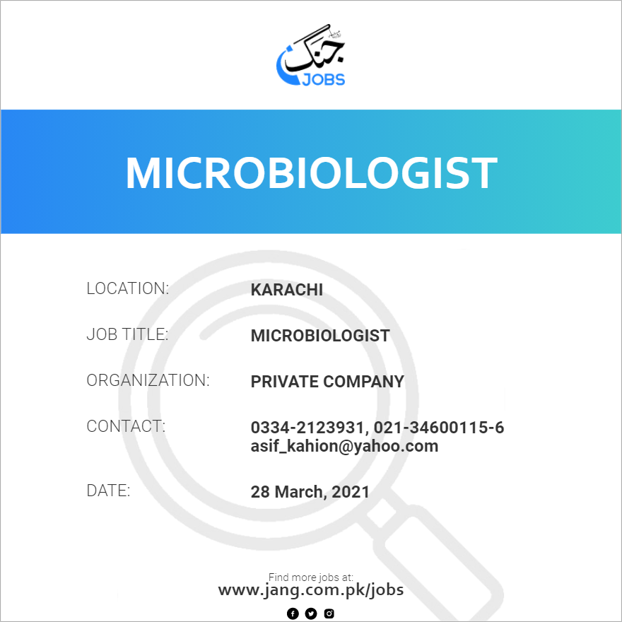 Microbiologist