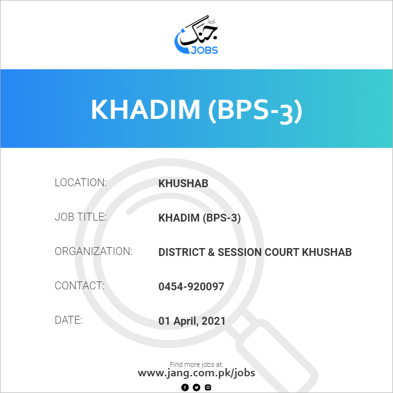 Khadim (BPS-3)
