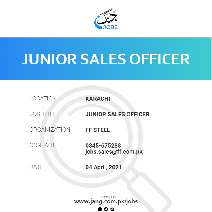 Junior Sales Officer