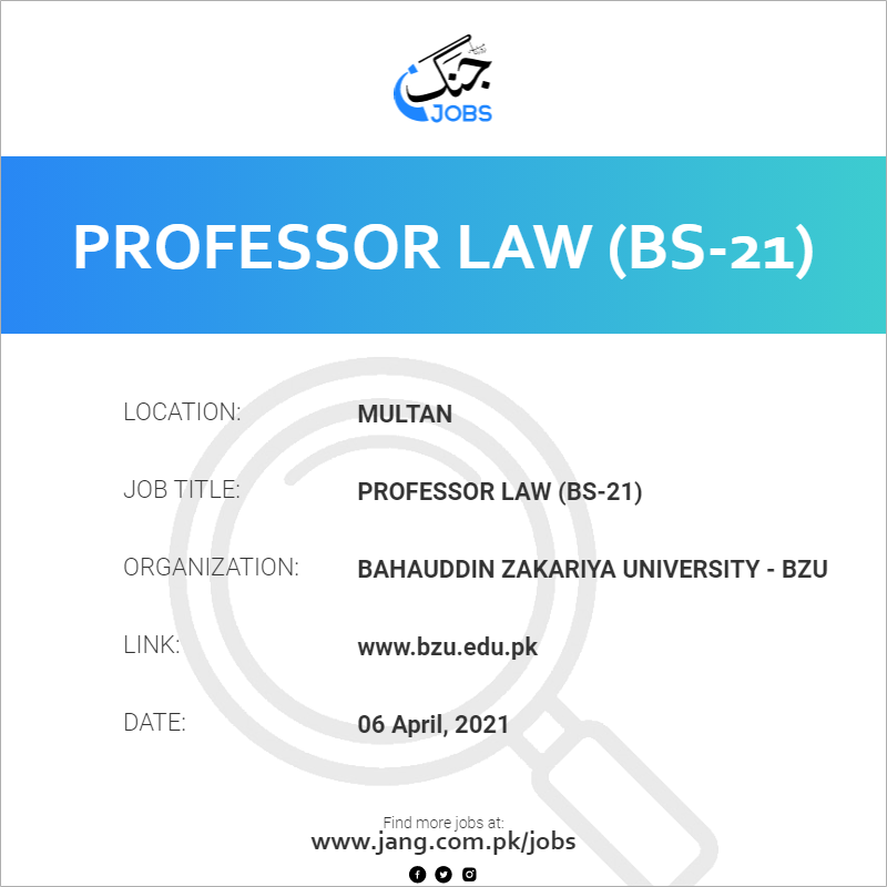 Professor Law (BS-21)