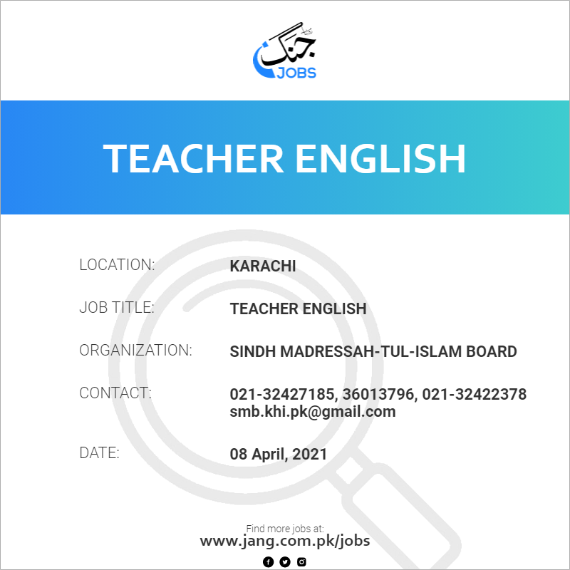 Teacher English
