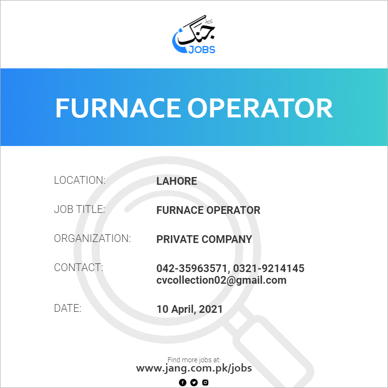 Furnace Operator