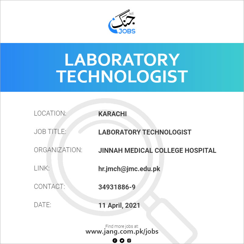 Laboratory Technologist