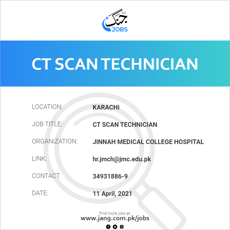 CT Scan Technician
