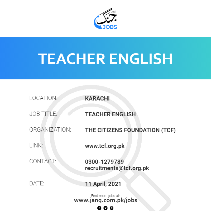 Teacher English