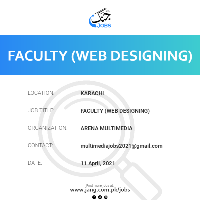 Faculty (Web Designing)