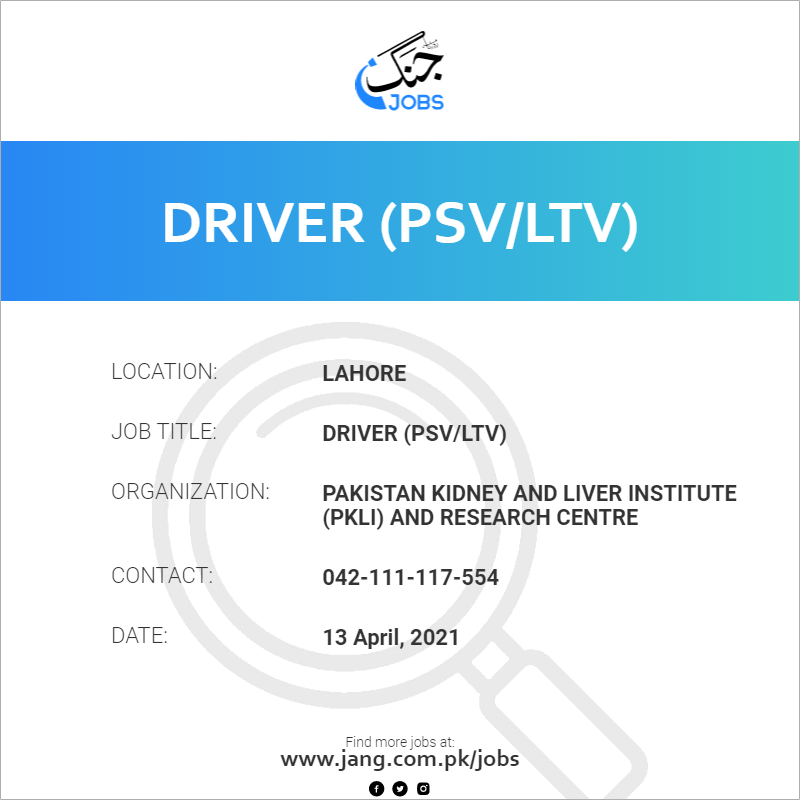 Driver (PSV/LTV)